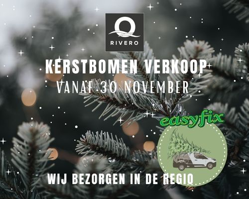 kerstbomenverkoop bij Rivero Schoonhoven
